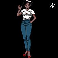 T-shirt And High Heels