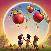 Göydən 3 alma düşdü…🍎