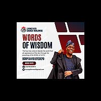 WORDS OF WISDOM TODAY BY BISHOP DAVID O. OYEDEPO