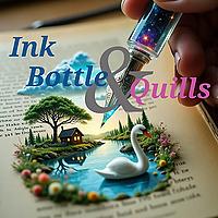 Ink Bottle & Quills